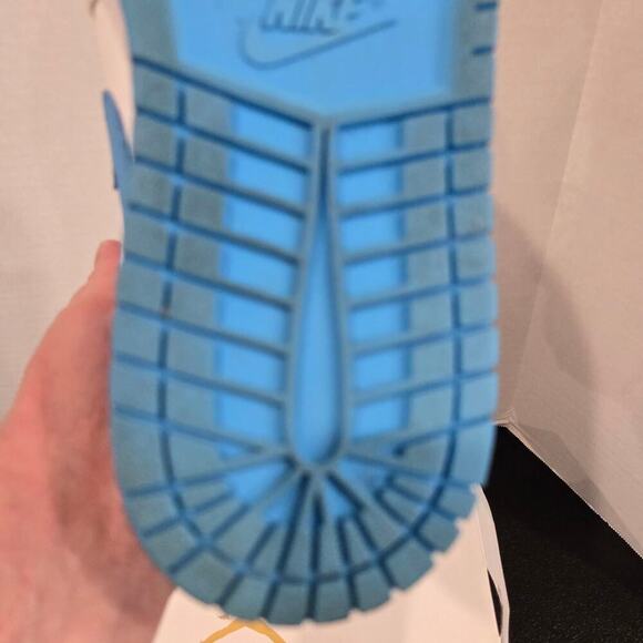 Nike Air Jordan 1 Mid Women's Dk Powder Blue/White Sneakers Sz 7 BQ6472 114 - Picture 11 of 13